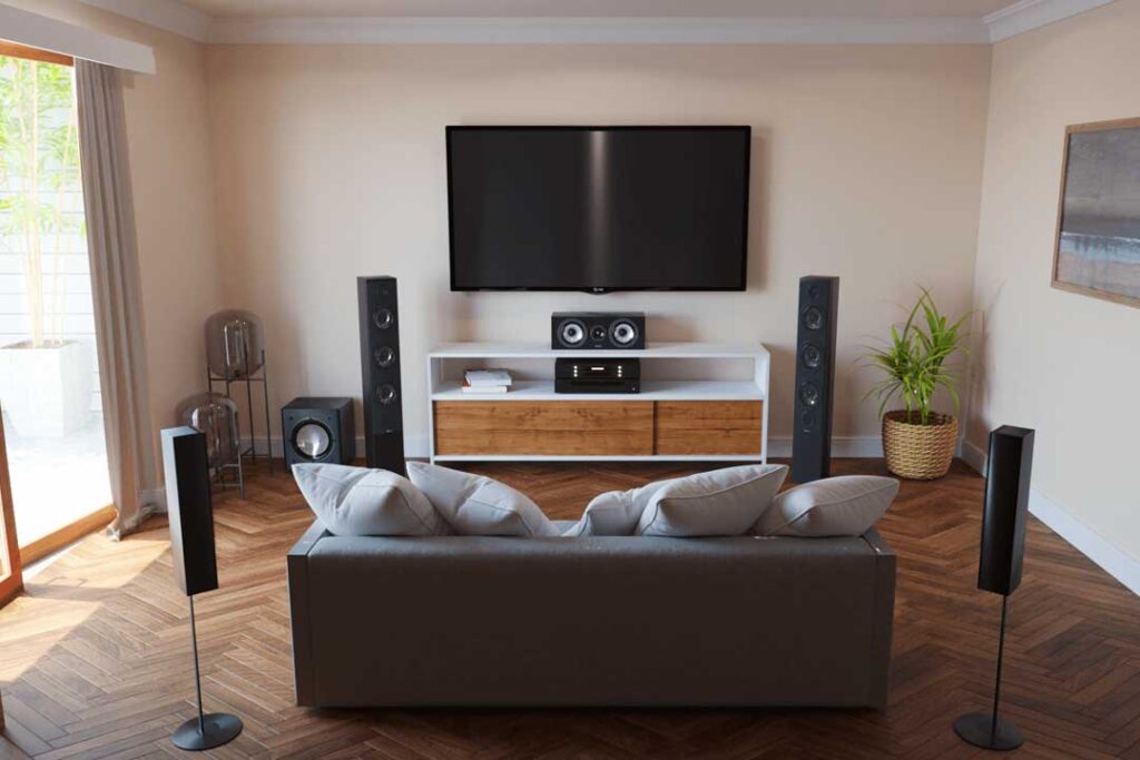 Home Surround Sound Installation
